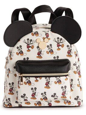 Disney Mickey Mouse Characters Mini Backpack with 3D Ears
